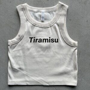 Tiramisu Dessert Tank top yummy cake girly girl gift foodie